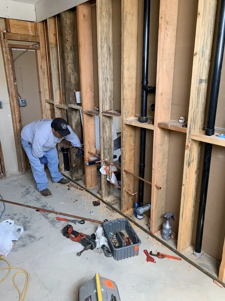 Commercial rough-in plumbing for Water Heater Replacement in Smyrna Heights
